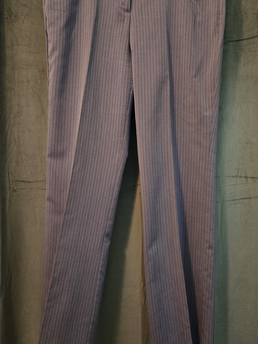 Women's Pinstripe Dress Pants - Gray - Picture 1 of 3